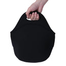 Neoprene Lunch Tote Bag Insulated Waterproof Lunch Box Container (Black)
