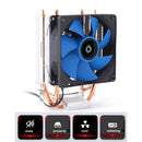 X200 CPU Cooler Radiator 2 Heatpipe 3Pin Cooling Fan for Intel 1155 (1 Fan)