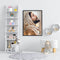 Frameless Oil Paint By Numbers Pastor DIY Canvas Picture Craft Kit for Home