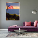 Full Drill Square Diamond Painting Kit DIY 5D American Flag Rhinestone Drawing