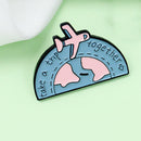 Cartoon Brooch Take A Trip Oil Drop Jacket Lapel Badge Jewelry (Style 1)