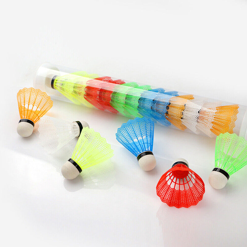 12pcs Plastic Badminton Shuttlecock Lightweight Portable for Kids Entertainment