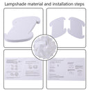 Modern Pendant Lights Bedroom Hanging Lamp Nordic Lampshade Holder (White) Newly