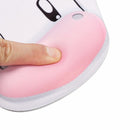 Non Slip Cute Cartoon Mouse Pad Wrist Support Wrist Rest Mice Mat For PC Laptop