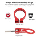 Bike Seat Tube Clip Quick Release MTB Bicycle Seatpost Clamp (Red 34.9mm) Newly