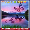 5D DIY Diamond Painting Butterfly Lake Full Round Drill Embroidery Craft Ki