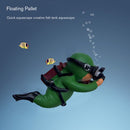Aquarium Fish Tank Landscape Diver Underwater Aquatic Ornaments (Green)