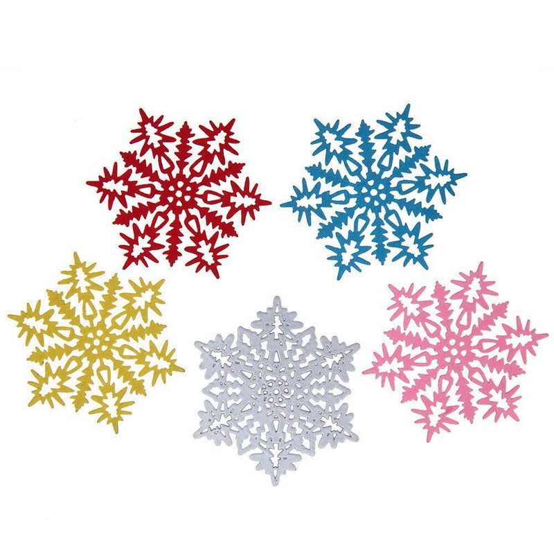 Heart Snowflake Cutting Dies Scrapbook Embossing DIY Paper Card(6.8cm)