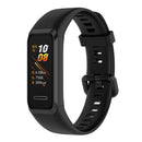 Soft Silicone Strap Wristband Band for Huawei Band 4/Honor Band 5i (Black) Newly