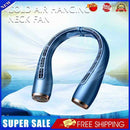 #A Portable Hanging Neck Fan Mute Cooler Twin Turbo Bladeless USB Rechargeable