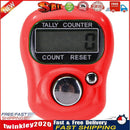 Mini Finger Counter LCD Electronic Digital Counter Range 0-99999 (Red) Newly
