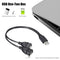 Male to Dual USB Female High Speed Power Adapter Y Splitter HUB USB2.0 Portable