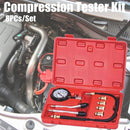 Gauge Tester Kit Set Diagnostic Compressometer Tool Compression Leakage Tester