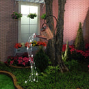 LED Solar Kettle Light Hollow Water Can Fairy String Lamp Garden Decor (B) Newly