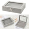 Elegant Ring Tray Velvet Ring Box Jewelry Organizer Storage Box Display Case