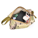 Outdoor Camping Molle Wallet Pouch Travel Oxford Cloth Storage Zipper Coin Pu