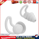 Silicone Ear Plugs Sound Insulation Anti Noise Sleeping Earplugs (White) Newly