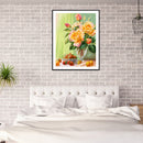 5D Diamond Painting Kit Flowers Full Round Drill Rhinestone DIY Wall Art Craf