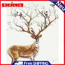 DIY Digital Oil Painting By Numbers Sika Deer Canvas Frameless Acrylic Picture