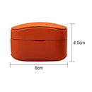 PU Leather Protective Cover Case for Sony WF-1000XM4 Charging Case (Orange)