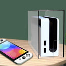 Game Console Dust Cover Acrylic Host Handle Protective Cover for NS OLED Newly
