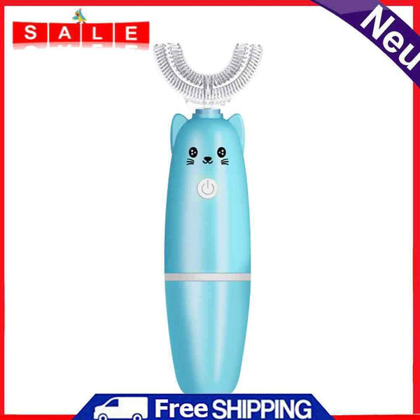 Electronic Automatic U-Shaped Kid Toothbrush Child Teeth Protect Cleaning Brush