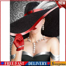5D DIY Diamond Painting Elegant Lady Full Round Drill Mosaic Picture Kit