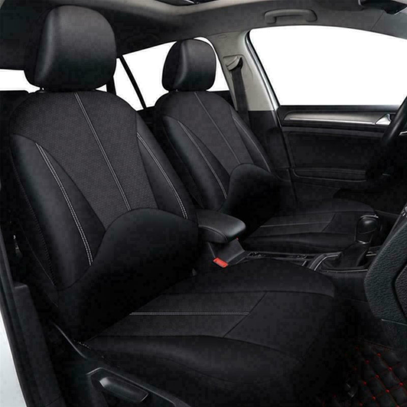4/9pc PU Leather Universal Car Seat Covers Fit 5 Seaters Set Protector S3G6 M2T4