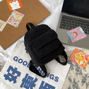 Women Mini Backpack Corduroy Student Girls Small Bookbags Retro Travel Rucksacks