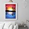 Hand Painted Drawing DIY Art Canvas Oil Kit Paint By Numbers Scenery Decor Gi
