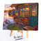 Oil Painting By Numbers Acrylic Handmade Lakeside Scenery Digital Picture D