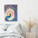 Oil Paint By Numbers Peafowl Frameless Picture Craft Kit for Home Living Room