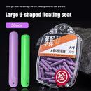 30pcs Fishing Float Seats Silicone Bobber Holder Stopper Tackle Random (M) Newly