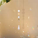 Crystal Sun Moon Hanging Meatal Pendant Home Car Decor (A)