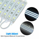 10FT White Dressing Mirror Lighted Cosmetic Makeup V LED Power Z8Z3 L2M1 R8D1