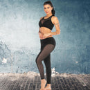 Women Yoga Sets 2pcs Casual Vest Leggings Fitness Clothing Sportswear Suits