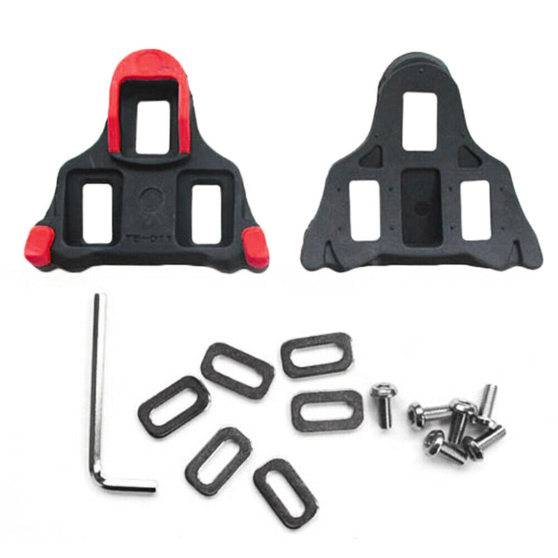 Road Bike Cleat Set Non Slip Road Bicycle Cycling Cleats for Self-Locking Pedals