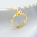 Jewelry Gifts Shining Rhinestone Inlaid with Diamonds Crown Rings Crystal Rings