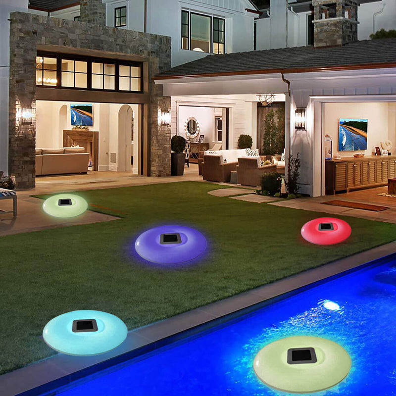 Floating Pool Lights, Waterproof, Solar Powered LED Lights, Decorative