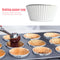 100pcs Cupcake Paper Oilproof Liner Baking Cup Tray Muffin Wrapper (White) Newly
