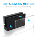 Charging Dock Cover Sleeve Transparent PC Dustproof Protective Case for Switch