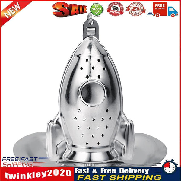 1pc Rocket Shape Tea Infuser Diffuser Loose Leaf Strainer Spice Filter Newly