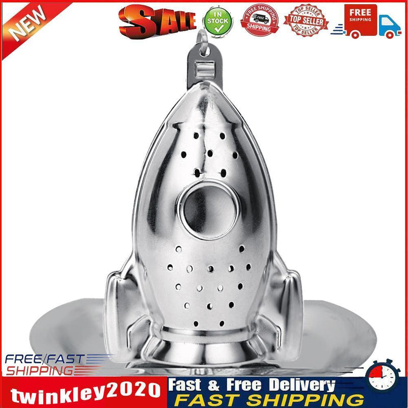 1pc Rocket Shape Tea Infuser Diffuser Loose Leaf Strainer Spice Filter Newly