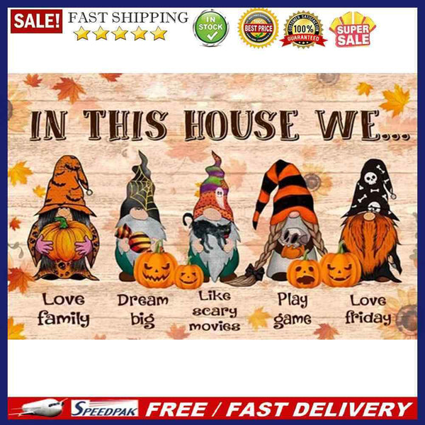Handmade Pumpkin Goblin 5D DIY Full Round Drill Drawing Kit Art Diamond Pai