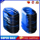 2x Rubber Fishing Reel Grip Non-Slip Protective Wheel Handle Cover (Blue)