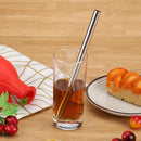 Reusable Stainless Steel Screw Thread Drinking Straw Cleaner Brush Kit (1) Newly