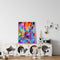 Abstract Wine Bottle Colouring Oil Canvas DIY Hand Painted Paint By Numbers