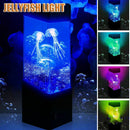 Colour Changing Aquarium Bedside LED Jellyfish Tank Mood Lava Light Night Light