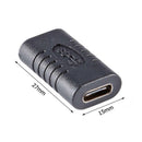 USB 3.1 Type-C Female to Female Coupler USB-C Converter Adapter Connector Black
