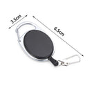 Belt Lanyard Retractable Name Tag Key Ring Buckle ID Card Holder Badge Reel